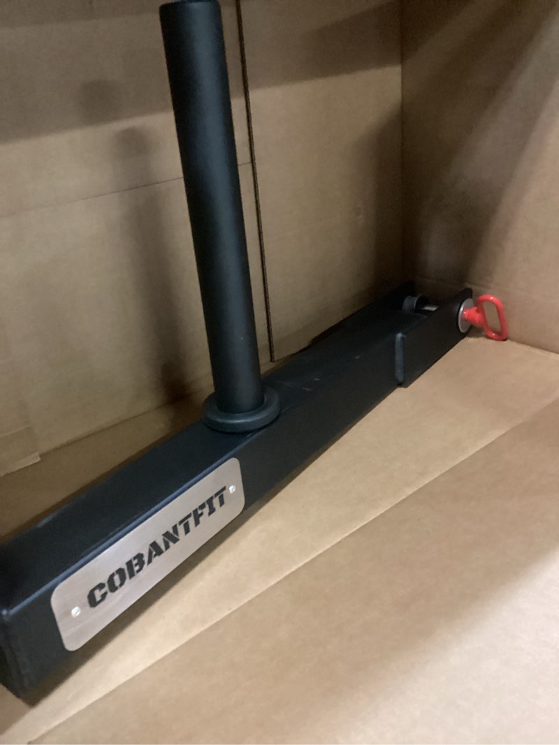 Condition photo showing Good Condition for 14’’ Long Post Length Belt Squat Attachment For Racks Fits 2" x 2", 3" x 2", 3" x 3" Racks And Rack Hole Diameters of 5/8" Or Larger 1'' And 2’’ Weight Plates Required 2'' weight plate hole
