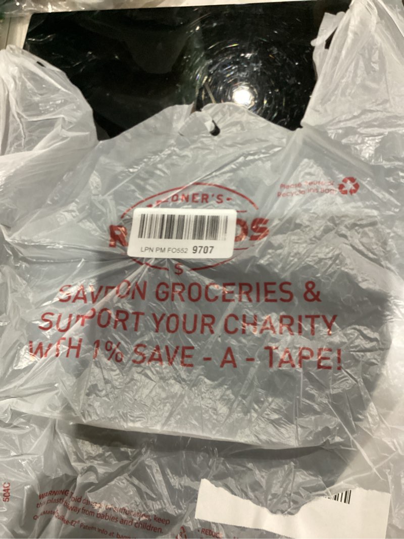 Condition photo showing As Is for Acrylic Cutting Board with Counter Lip | 60% Thicker & Durable | BPA-Free & Food-Safe Kitchen Tool | Perfect for Protecting Countertops | Versatile & Easy to Clean | Ideal for Home & Professional Use Black 17"L x 13.4"W