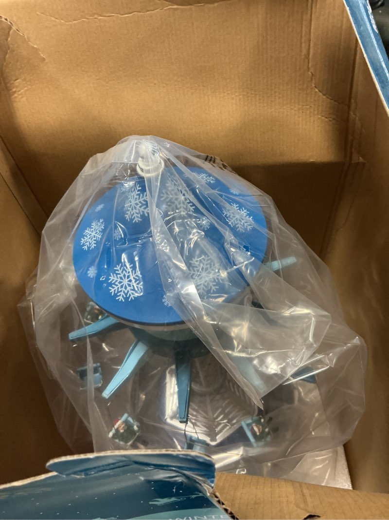 Condition photo showing Good Condition for Carole Towne Swing Ride Lighted Musical Building