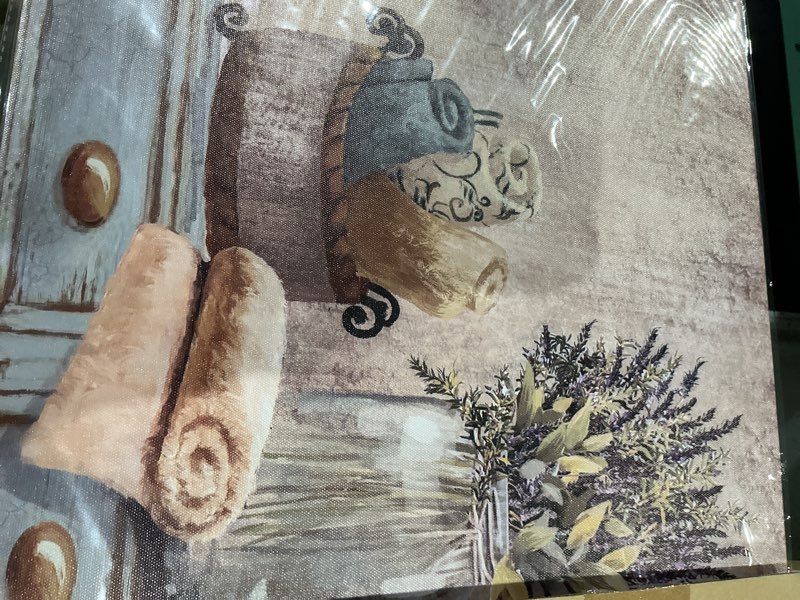 Condition photo showing Good Condition for farmhouse canvas wall art flowers wall decor brown theme rustic framed artwork for bathroom vintage paintings pictures wall decor for bedroom kitchen modern country home wall decoration size 12x16 16"l x 12"w brown