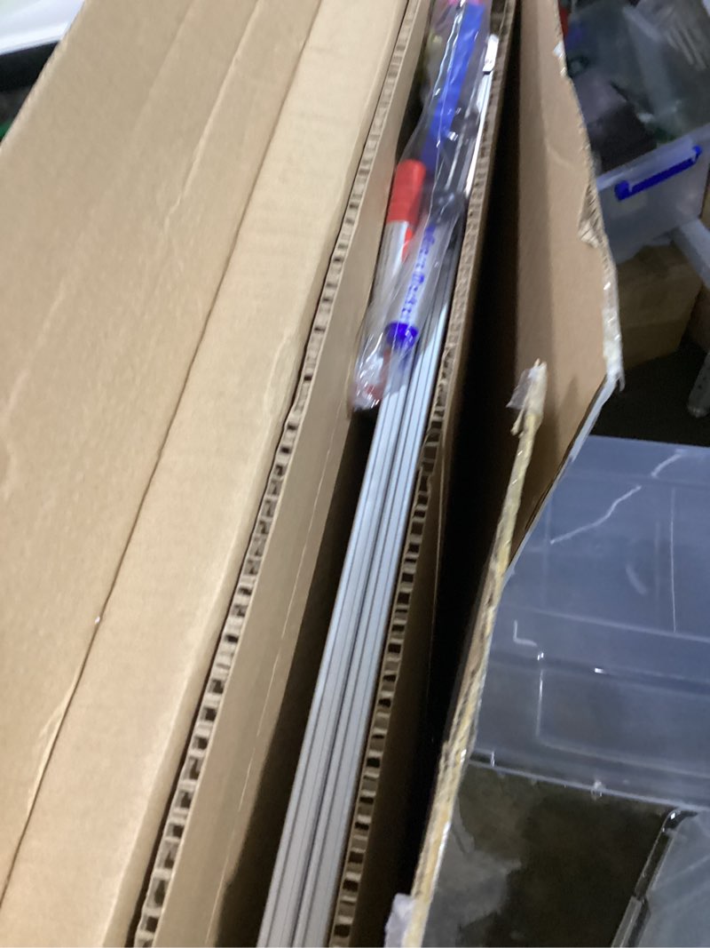 Condition photo showing Good Condition for ** similar to** viz-pro dry erase board/magnetic whiteboard, 60 x 36 inches, large wall mounted board for school office and home 5' x 3'