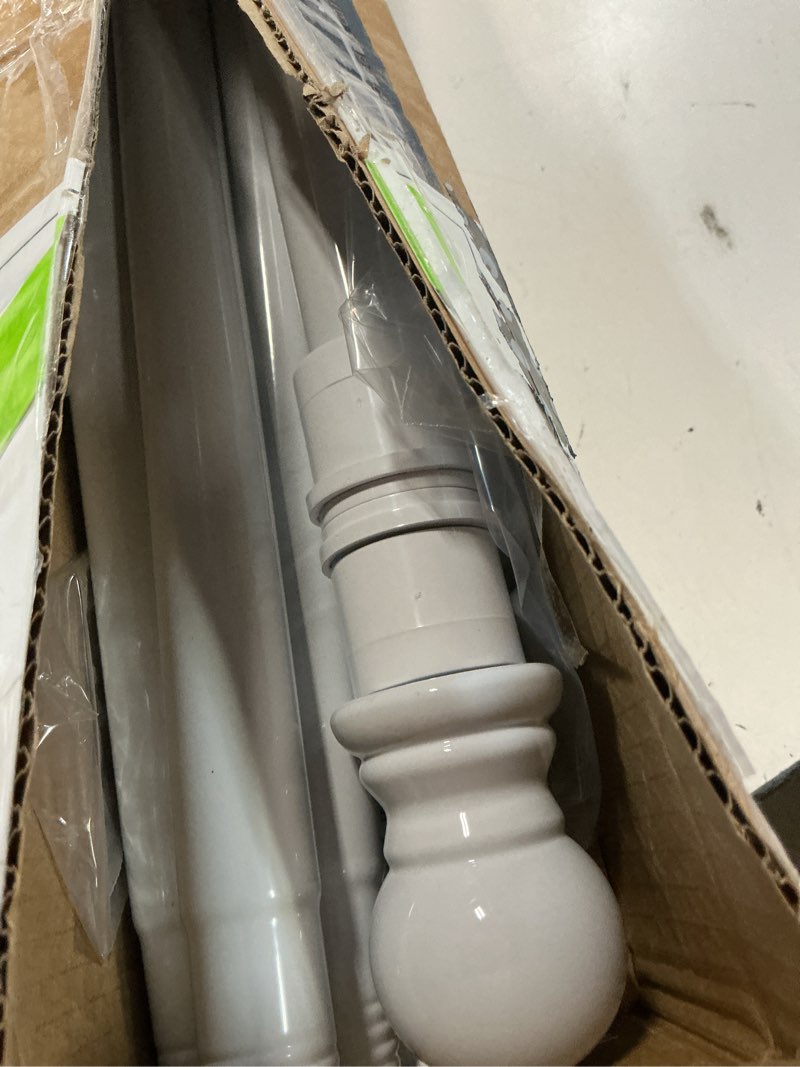 Condition photo showing Good Condition for white flag poles for outside house - 5ft tangle free flag pole for house,heavy duty metal flagpole hardware for 3x5 american flags,outdoor flagpoles mount for porch,car,truck,boat (without bracket) 5ft white