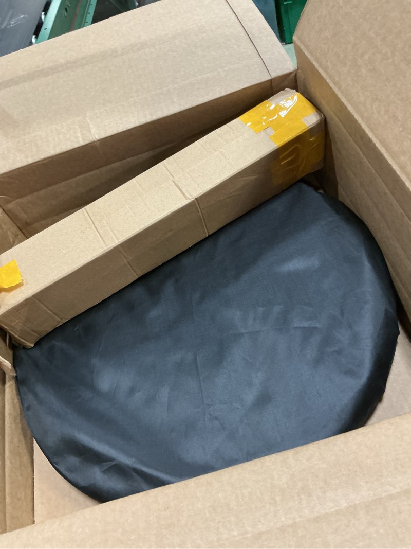 Condition photo showing Good Condition for 3.3x5ft/1x1.5m Chromakey Blue Grey Backdrop with 6.23ft Stand, 2-in-1 Blue Screen and Grey Screen Collapsible Reversible Pop-Up Background Panel for Photography, Live Streaming, Video Shooting Blue/Gray