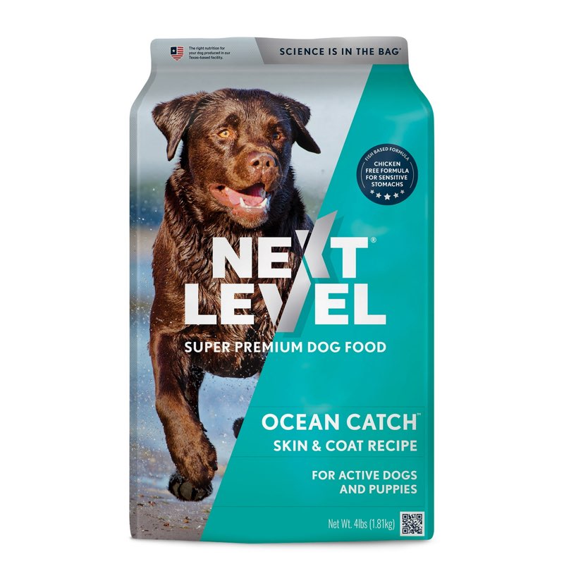 Best By 03/04/26 Next Level 111OC04 Ocean Fish Dog Food - 4 lbs