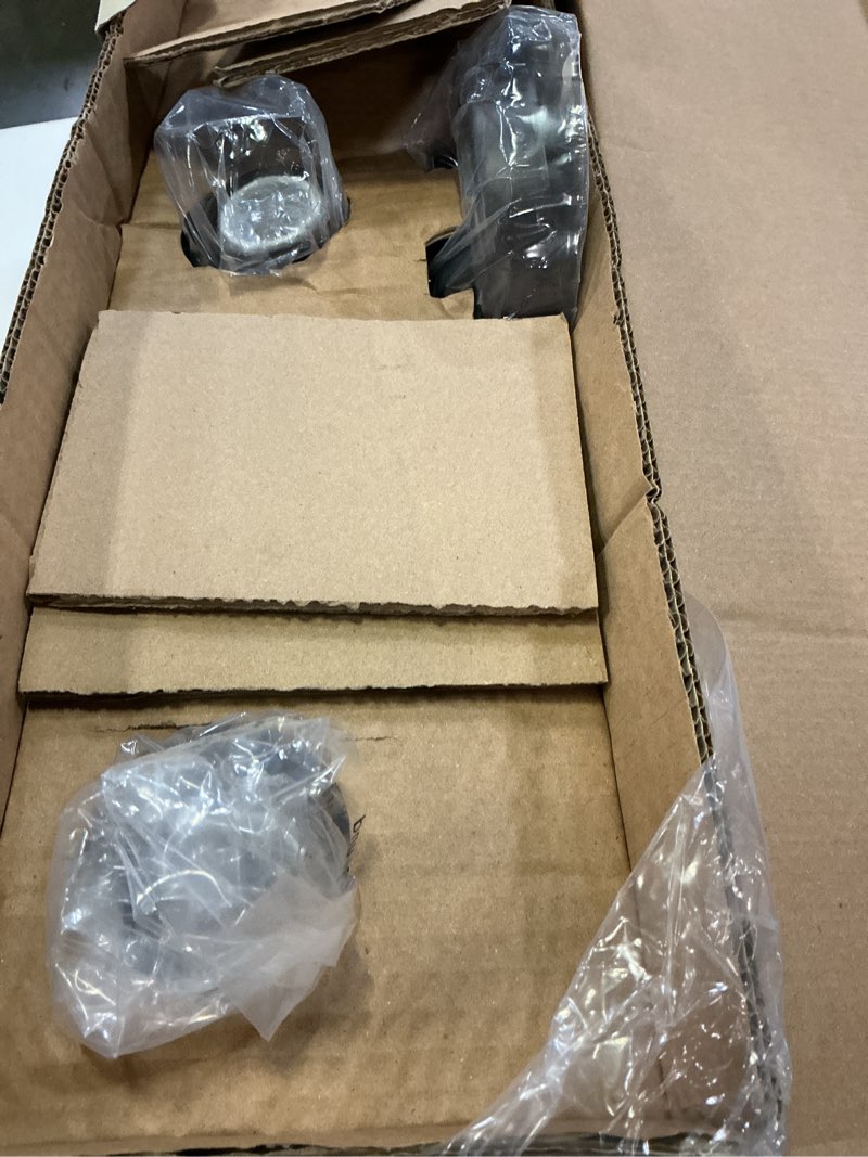 Condition photo showing As Is for allen + roth irvine 23-in 3-light matte bronze transitional vanity light