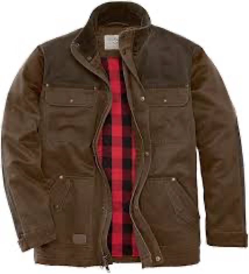 Legendary Whitetails Mens Barn Chore Coat Vintage Work Jacket Waxed Cotton Water Resistant, Rawhide,