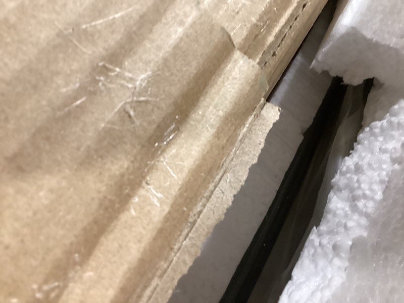 Condition photo showing Good Condition for Hasipu 48''x30'' Home Gym Mirror Large Full Length Wall Mounted Full Body Mirror for Yoga Dance Fitness Exercise Studio Bedroom Garage, Frameless Tempered Glass Workout Mirrors Black Rectangular 48"L x 30"W Black