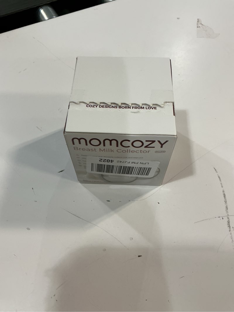 Condition photo showing New/Like New for Momcozy Breast Milk Collector, Milk Collectors for Breastfeeding, Reusable Breast Milk Shells, Silicone Catcher with More Fit & Soft (3oz/90ml, 2 Counts)