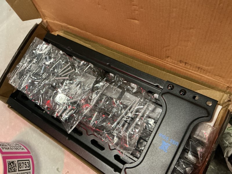 Condition photo showing Good Condition for ul listed fixed tv wall mount for 37-86 inch screens, low profile tv mount fits 16", 18", 24" studs, wall mount bracket with quick release lock, max vesa 600x400mm, holds up to 132 lbs by usx star for 37-86'' tv