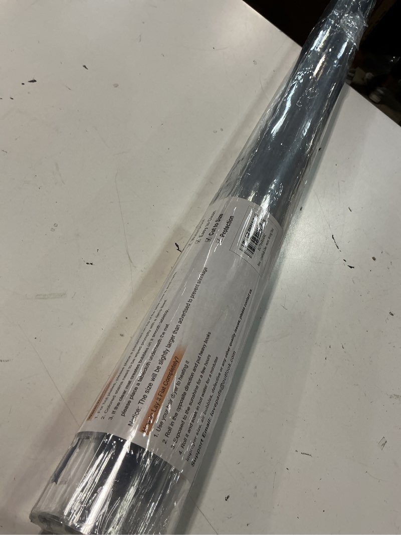 Condition photo showing New/Like New for ostepdecor clear table protector 36 x 60 inch, 2mm thick plastic table cover, waterproof pvc clear table cover protector, desk protector mat, writing desk pad for desktop, coffee & dining room table 36" x 60" (rectangular) crystal clear 2mm
