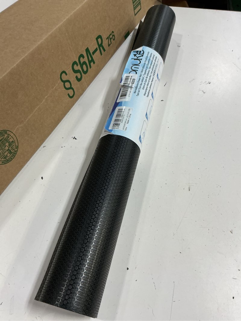 Condition photo showing Good Condition for shelf liners 24 inch x 20 ft shelf liners for kitchen cabinets nonstick lining drawer mats eva protector for cupboard (translucent black,24 inch x 20 ft) translucent black dot 24"w x 240"l