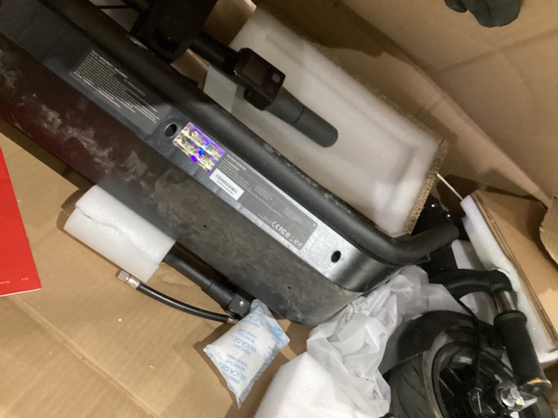 Condition photo showing Good Condition for niu k100p electric scooter for adult - w/suspension, 600w peak power, 33 max miles, top 17.4 mph, 9.5×2.3'' pneumatic tires, folding portable lightweight e-scooter for daily commute, weekend trip