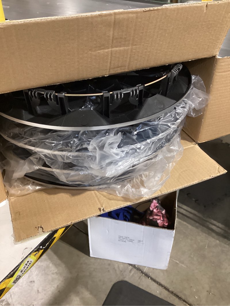 Condition photo showing Good Condition for hubcaps wheel covers replacement r14 size hub cap universal-fit steel wheel rim caps abs tire cover snap on most car truck suv sedan -set of 4?14-inch?silver-black? tt-silver-black 14-inch