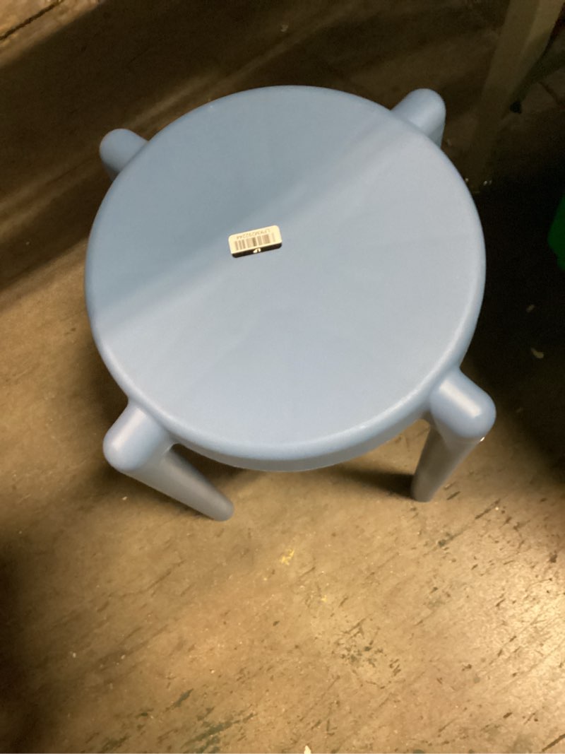 Condition photo showing Good Condition for round accent patio end table blue - room essentials™