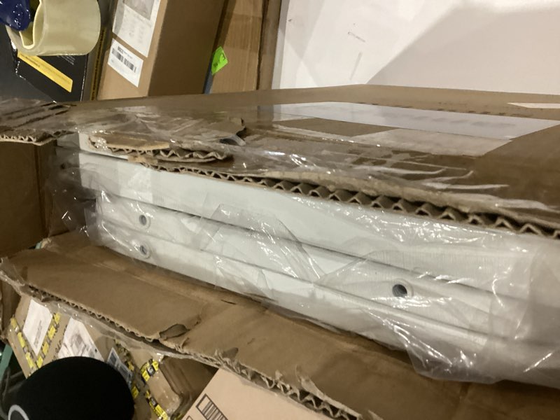 Condition photo showing Good Condition for Shoe Rack - Expandable Shoe Organizer for Closet, Adjustable Metal Shoe Shelf Storage, Stackable Long Shoe Stand Holder for Garage, Entryway, Door Entrance (White, 4-Tier) White 4-Tier