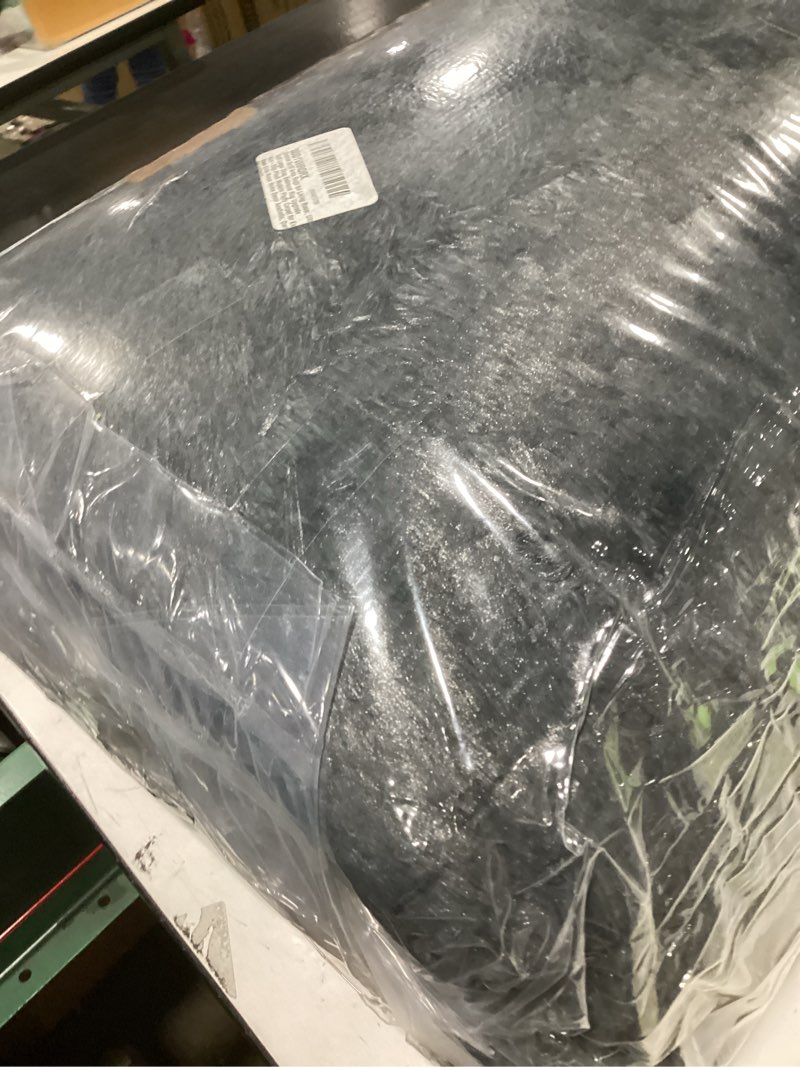 Condition photo showing New/Like New for 8x10 Area Rugs for Living Room, Ultra Soft Large Shag Bedroom Rug Upgrade Non-Slip Plush Modern Fluffy Carpet for Kids Boys Girls Room Home Decor Aesthetic, Dark Grey 8' x 10' (Rectangular) Dark Grey