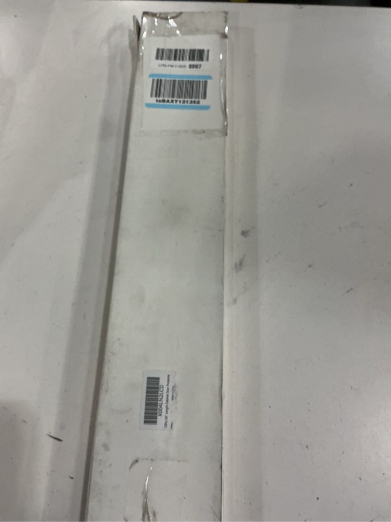 Condition photo showing New/Like New for Cabinet Protector Edge Guard (Pack of 12), 24" Clear PVC Cabinet Edge Protectors for 3/4" Thick Kitchen Cabinets Doors – Slip-On No-Tool Sliding Installation 24 Inches 12