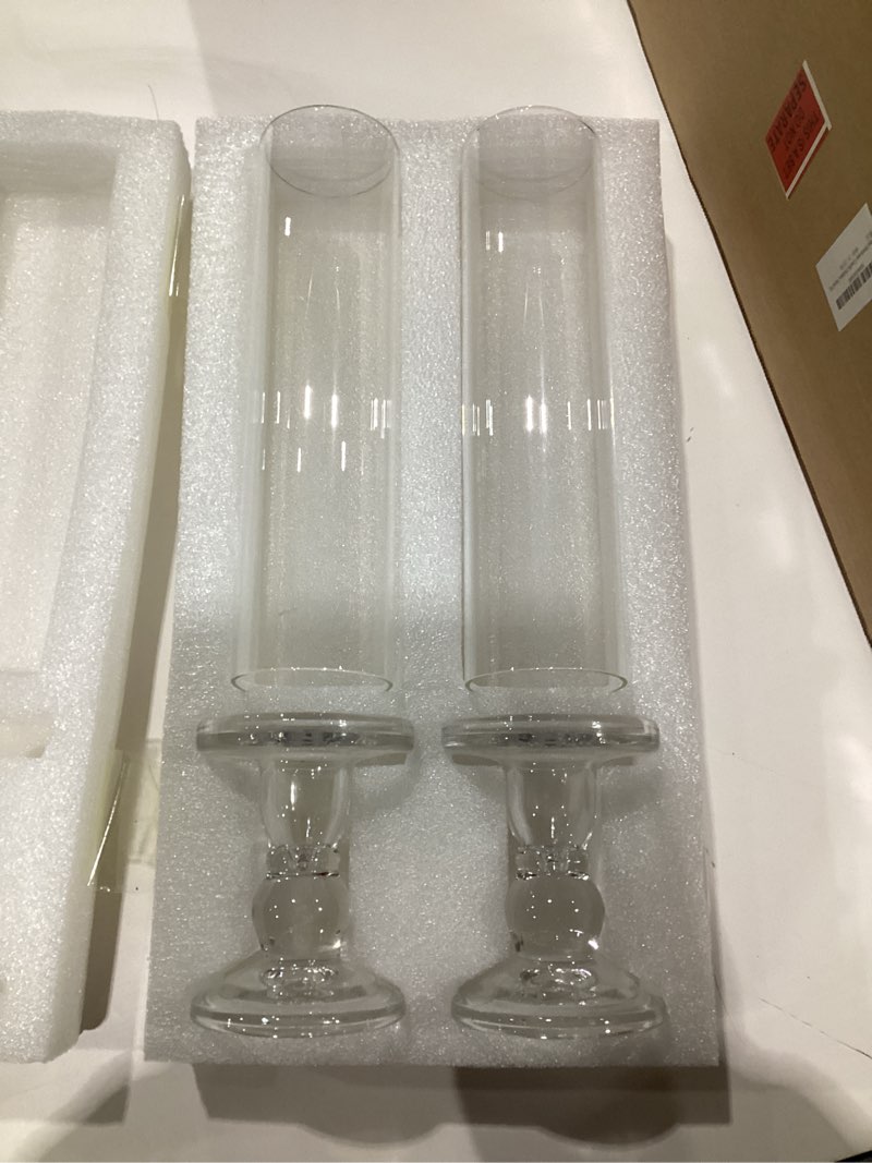 Condition photo showing Good Condition for 10 Pcs Hurricane Candle Holder with Cover and Heavy Base for Wedding Party?Large Candle Holder Bulk?Candle Holders for Candlesticks