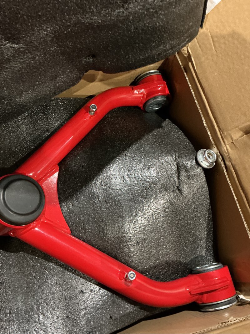 Condition photo showing Good Condition for 2-4" lift suspension kit front upper control arms with ball joint for chevy silverado/suburban 1500 tahoe 00-06 for cadillac escalade ext esv for gmc yukon sierra/savana adjustable control arm 2pcs