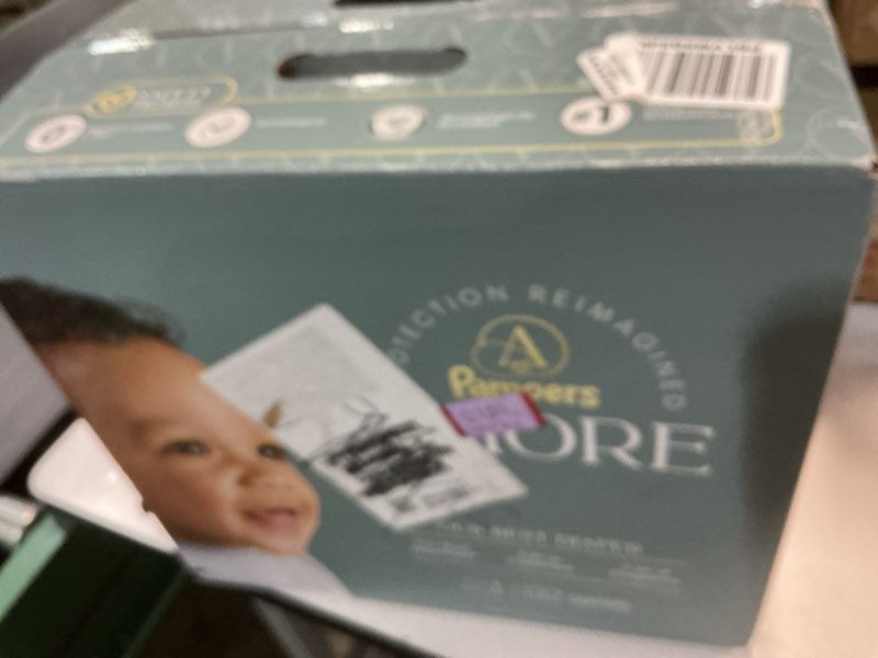 Condition photo showing New/Like New for amore by pampers diapers large pack - size 1 - 132ct