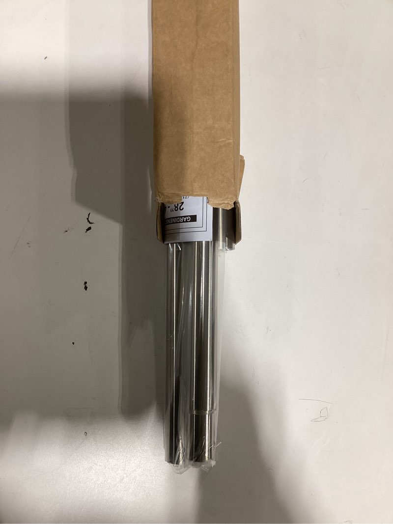 Condition photo showing Good Condition for shower curtain rod, 1" diameter heavy duty tension shower rod, non slip adjustable 28-46 inch no drilling shower curtain rods spring tension for bathroom, shower stall, no rust, silver 28-46 inches silver