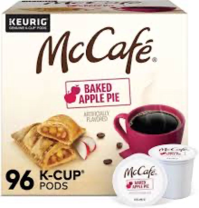 McCafe Baked Apple Pie Coffee, Keurig Single Serve K-Cup Pods, Count Baked Apple Pie Count (Pack of 6) 10 ct Best by 12-16-2025