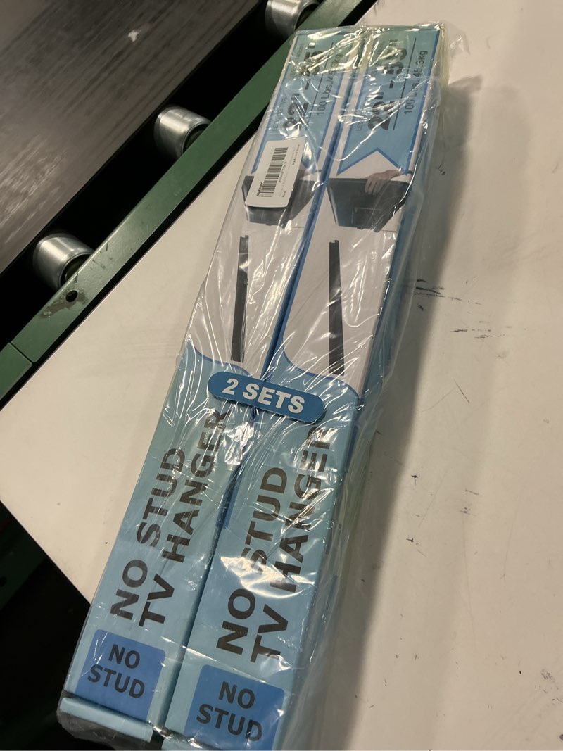 Condition photo showing New/Like New for No Stud TV Wall Mount, No Drill Studless TV Hanger for 22-55 Inch TVs, NO Damage Wall Mount Ultra Slim TVs Bracket, Max VESA 400x400mm, Holds up to 100 lbs (Include All Hardware Levels) (1 Set) 22-55 Inch