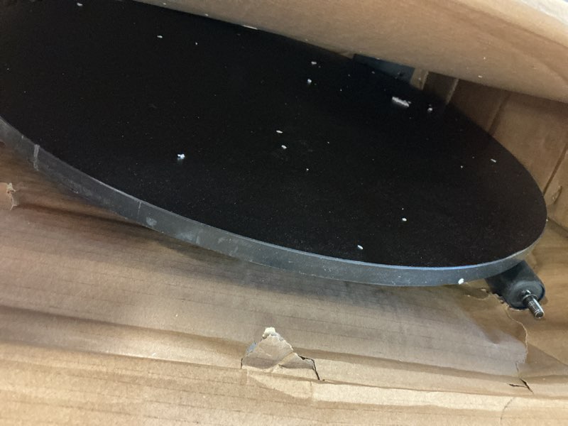 YATINEY Bar Table, Round Bar Table, Counter Height Table, Pub Cocktail Table, Metal Frame, for Bistr