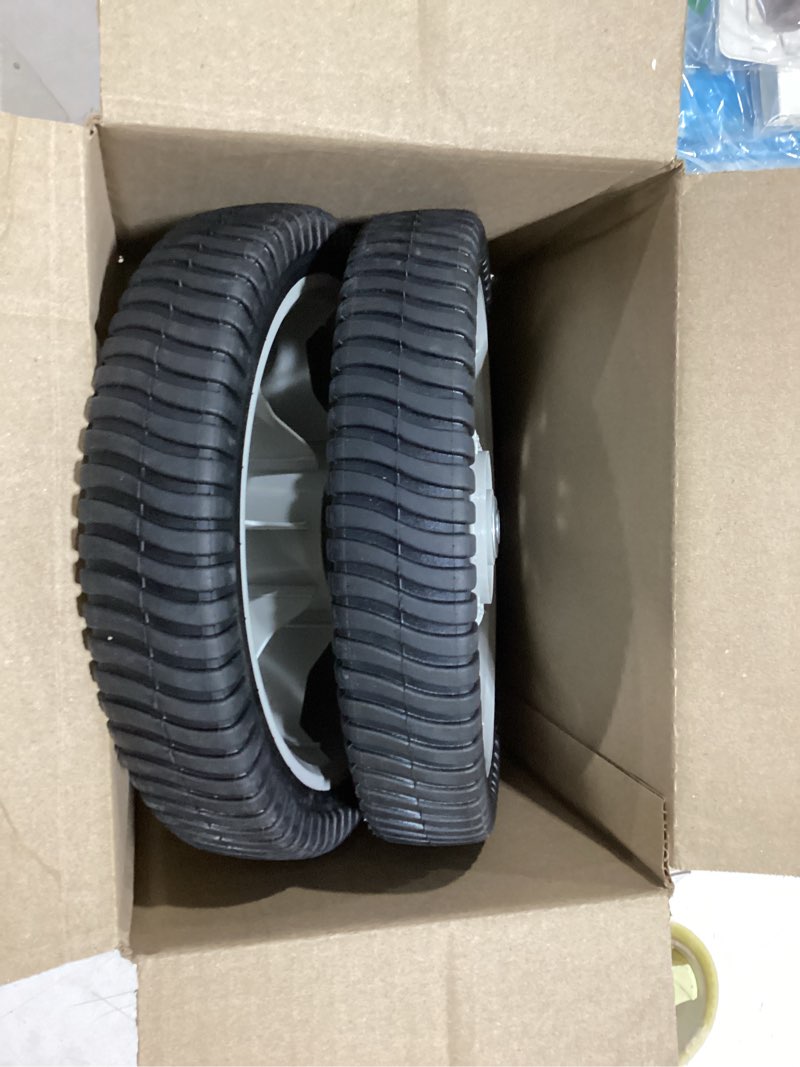 Condition photo showing Good Condition for 2pcs rear wheel replacement for mtd troy- bilt 734-04019 734-04127 12 x 2.125 s-wave lawn mower