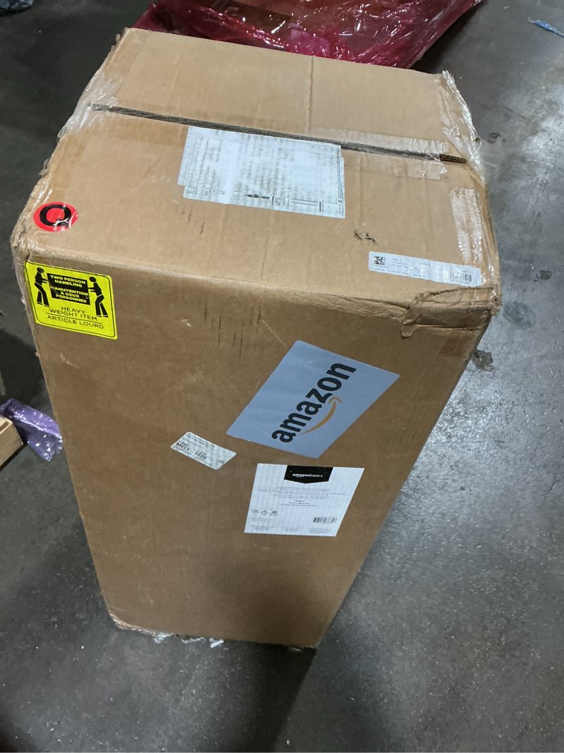 Condition photo showing As Is for Amazon Basics Memory Foam Mattress, Medium Firm, Cooling Gel, Queen Size Mattress, CertiPUR-US® Certified Foam, 80 x 60 x 12 inches, White/Gray Queen 12-inch Memory Foam Medium Feel