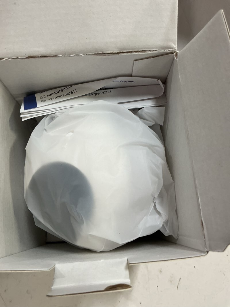 Condition photo showing Good Condition for indoor security camera 2k, pet camera with phone app, wifi cameras for home security camera for dog/ baby monitor/elder pan tilt, 5/2.4ghz, 24/7, 2-way talk, human detection, motion tracking, cloud a white 5ghz & 2.4ghz wifi 2k 1 pc