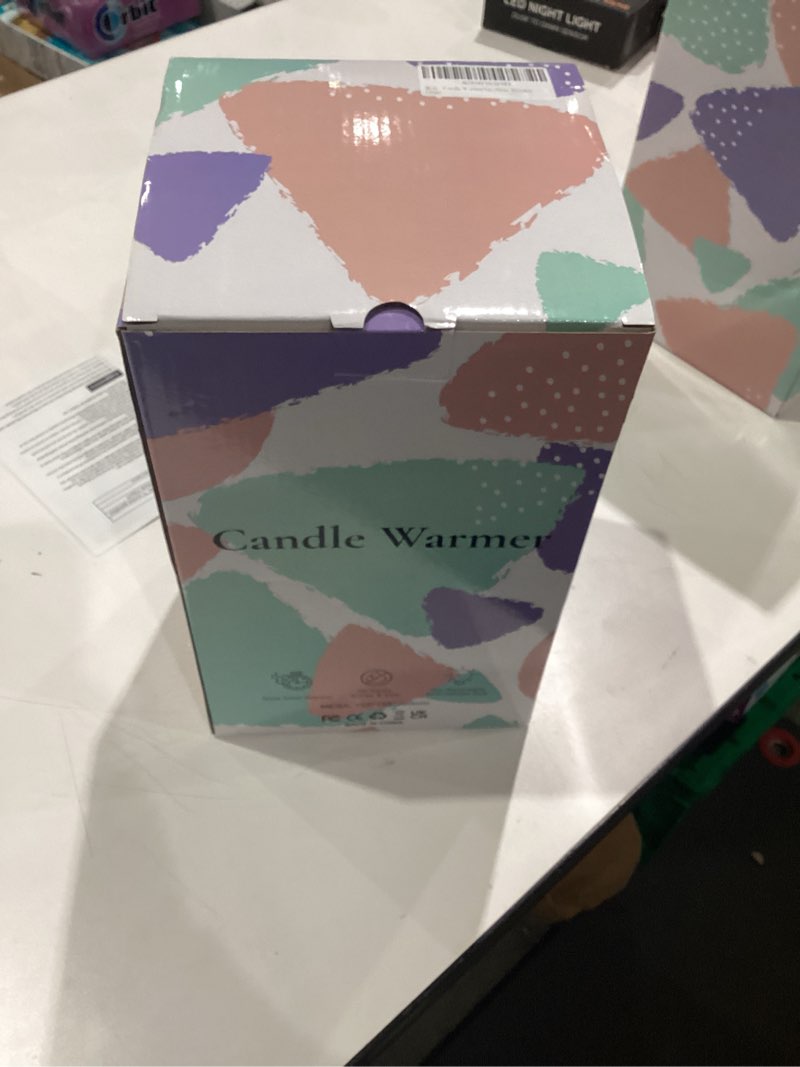 Condition photo showing New/Like New for Candle Warmer Lamp with Timer, Adjustable Height Dimmable Candle Lamp Warmer, 2 Bulbs for Wax Melts, lampara para velas aromaticas for Scented Candle lamp Rome Decor?Golden