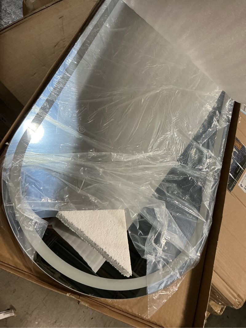 Condition photo showing Good Condition for Koonmi Full Length Mirror with LED Lights 56"x20" Standing Mirror-arched 56"L x 20"W