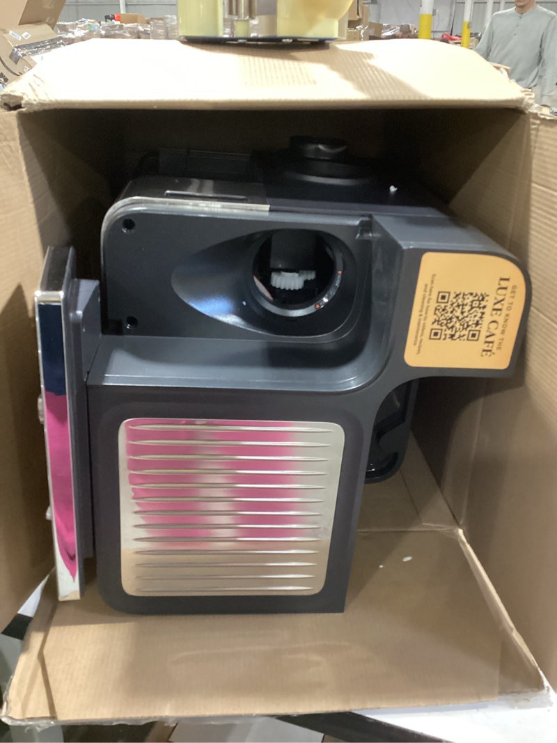Condition photo showing As Is for Ninja Luxe Café 3-in-1 Espresso, Drip Coffee and Cold Brew Machine | Integrated Coffee Grinder, Milk Frother, Assisted Tamper & Built-In Espresso Accessory Storage | Stainless Steel | ES601 Luxe Cafe Stainless Steel