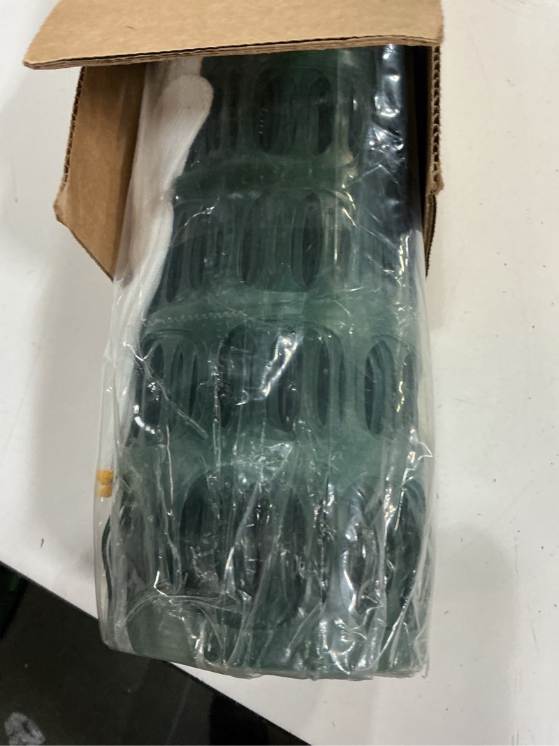 Condition photo showing New/Like New for potatolife plastic mesh fence safety fence, 4'x100' roll with 100 zip ties, resuable temporary netting for garden fencing, construction, snow fencing, animal barrier, poultry, deer, patio, green 8.73 lb/roll green