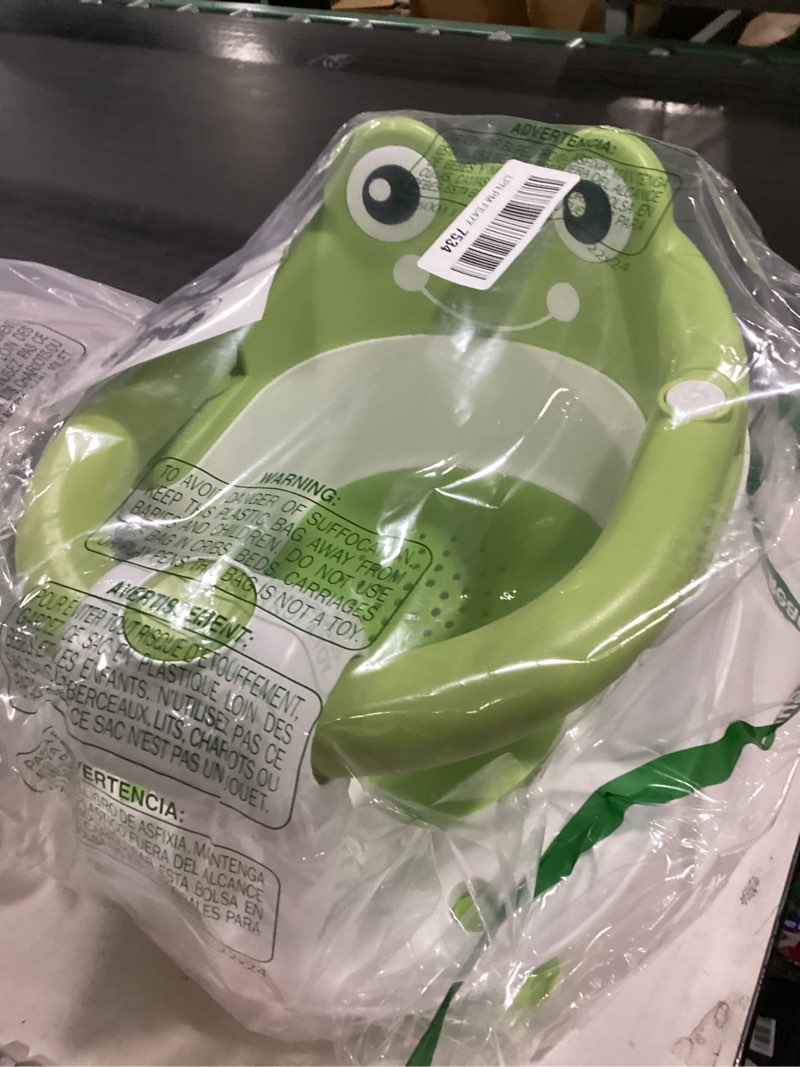 Condition photo showing Good Condition for Baby Bath Seat for Babies 6 Months & up Non-Slip Toddler Bath Seats for Sitting Up Infant Bathtub Chair with Suction Cups and Soft Cushion for Baby Shower Tub Seat Green