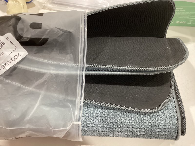 Condition photo showing As Is for Bath Mat,Ultra Thin Bathroom Rugs,Rubber Bath Mats for Bathroom,No Slip Bath Rugs,Quick Dry,Machine Washable,Low Pile,Absorbent,Shower Outside,Sink,Home Decor Accessories.Blue,2'x3'(24x36inch) Blue 2' x 3' (Rectangular)