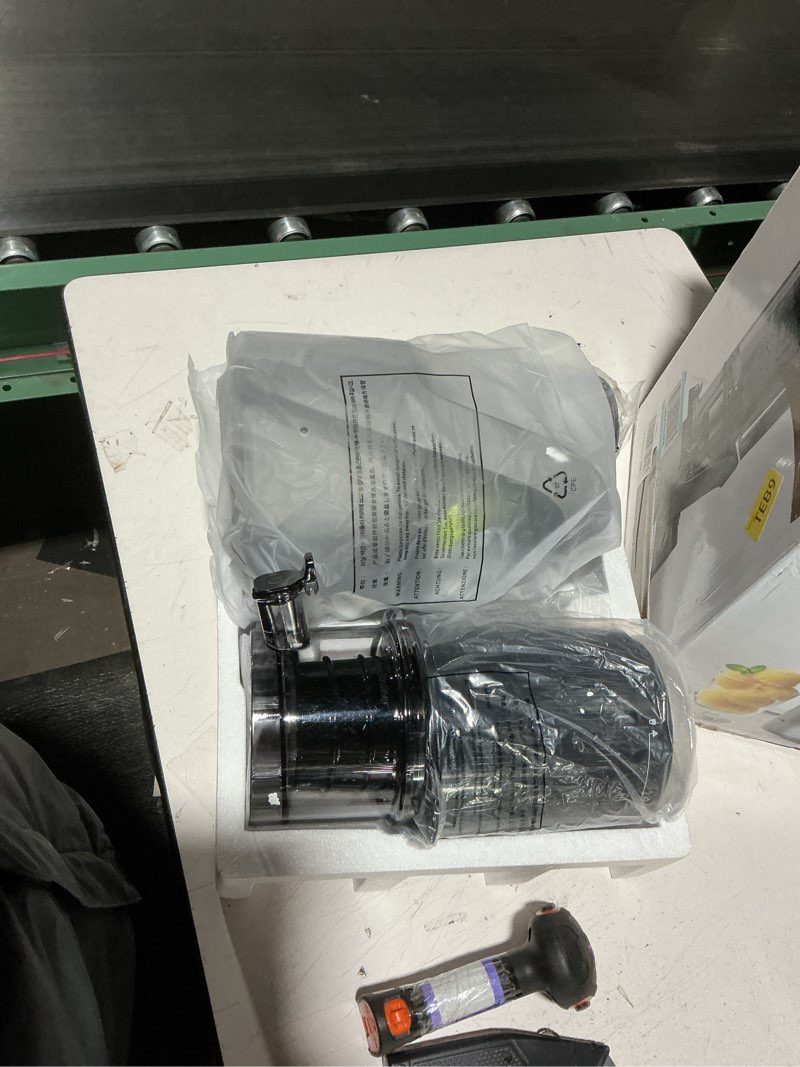Condition photo showing Good Condition for canoly c16 cold press juicer, 6" extra wide feed chute, 3-in-1 strainers (juice & sorbet & nut milk), powerful ac brushless motor, self precut system, juicer machines with bpa-free (space gray)