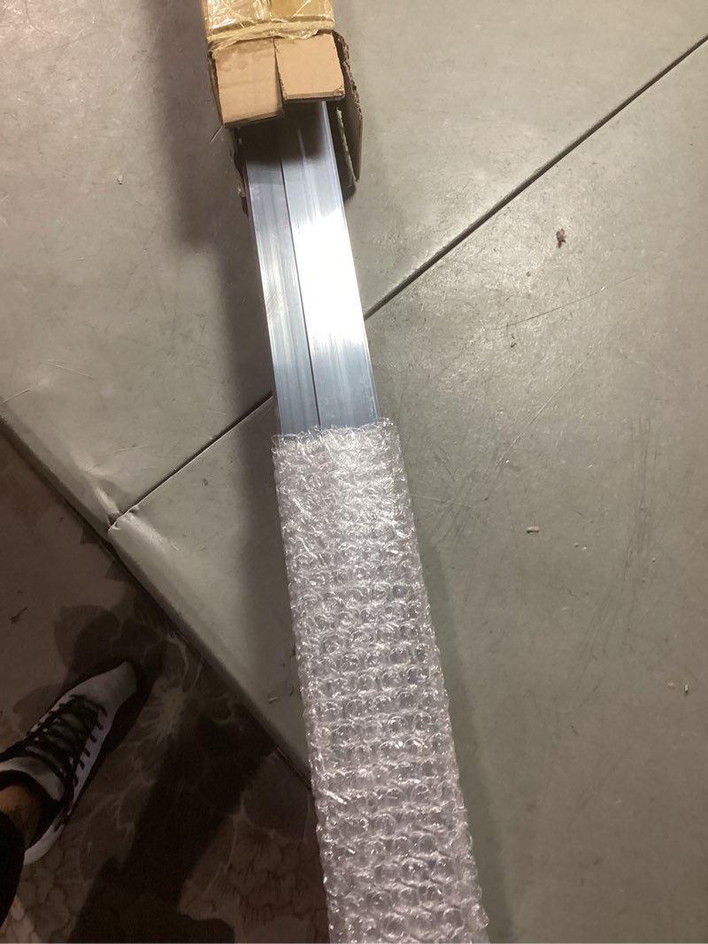Condition photo showing Good Condition for duraaamo 10 pcs 4 ft aluminum h connector greenhouse panels fits 4 mm polycarbonate greenhouse connector silver h channel roofing accessories join 2 pieces of panels together prevent dust, rain