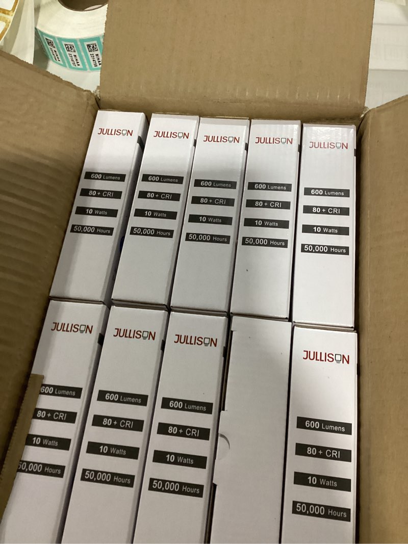 jullison 10 packs 4 inch led low profile recessed & surface mount disk light, round, 10w, >600 lumen