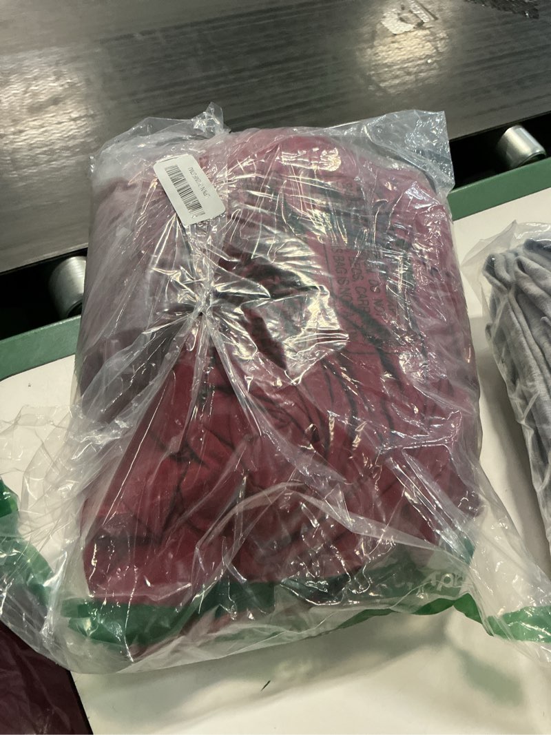 Condition photo showing As Is for Smiry 2 Pack Spandex Table Cloth 6FT, Elastic Fitted Stretch Tablecloths, Washable and Wrinkle Free Rectangular Patio Table Cover for Outdoor, Wedding, Banquet & Parties (Wine Red, 72Lx30Wx30H Inch) 30" x 72" Wine Red 2