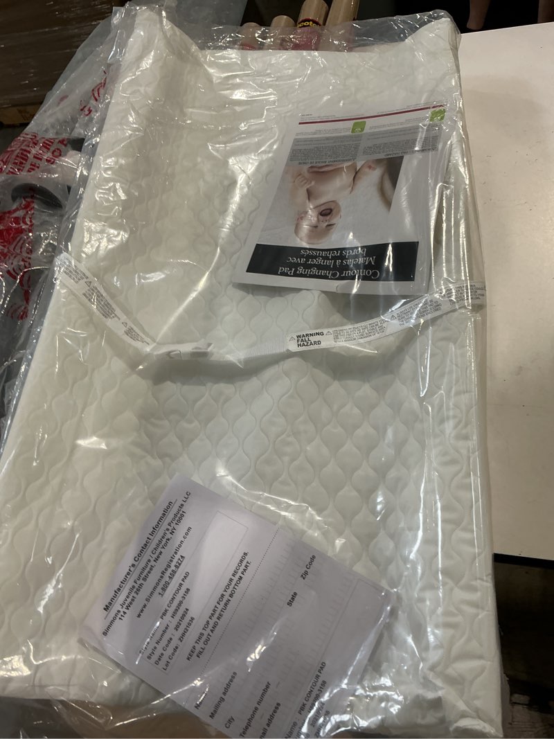 Condition photo showing New/Like New for bbjixiang baby diaper changing table pad with waterproof cover, contour changing pad for dresser top 32”×16”