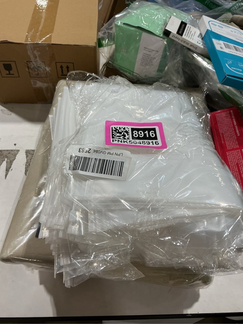 Condition photo showing As Is for similiar product clear zipper bags for clothing - 100pcs 10x13 inch reusable plastic storage bags, thick shipping packaging bags for sweaters, pants, documents, travel or small business 10x13 inch-100pcs
