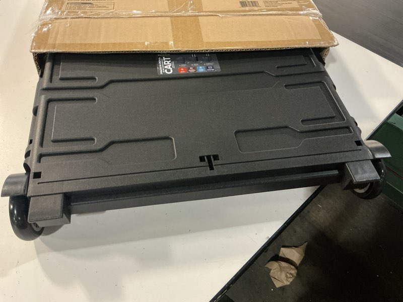 Condition photo showing Good Condition for olympia tools 85-010 grand pack-n-roll portable tools carrier with telescopic handle, 80 lb. load capacity, black 2025 new version