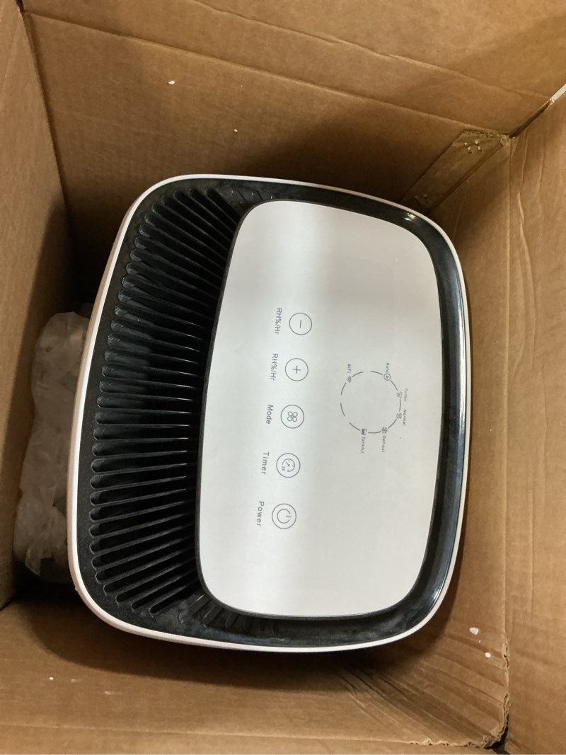Condition photo showing Good Condition for whoy 5000 sq.ft dehumidifier for basements 100 pints, with 2.15 gallons water tank with darin house and app control, smart compressor quiet operation ideal for living room, bathrooms,home off-white