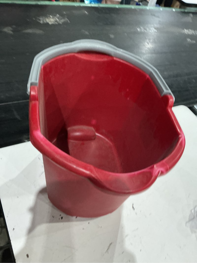Condition photo showing As Is for sterilite 11215806 16 quart red dual spout pail