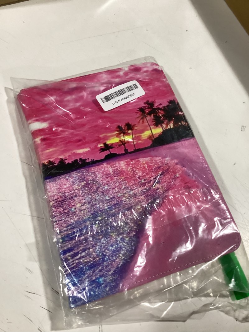 Condition photo showing Good Condition for universal 10 10.1 inch android tablet case, dluggs 360 degree rotating multi-angle viewing stand universal case cover for 10 10.1 and all 9.5-10.5 inch tablet, dusk beach 02 dusk beach