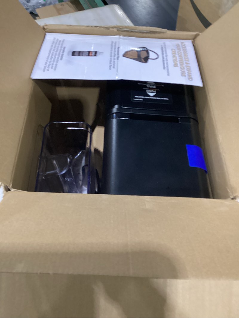 Condition photo showing As Is for missing parts ninja specialty drip coffee maker | dualbrew™ pro specialty coffee machine w/ frother, paper filter | brew with pods & grounds, k cups compatible | 4 brew styles, 13 cup to pot sizes | black, cfp301 black 12 cup carafe