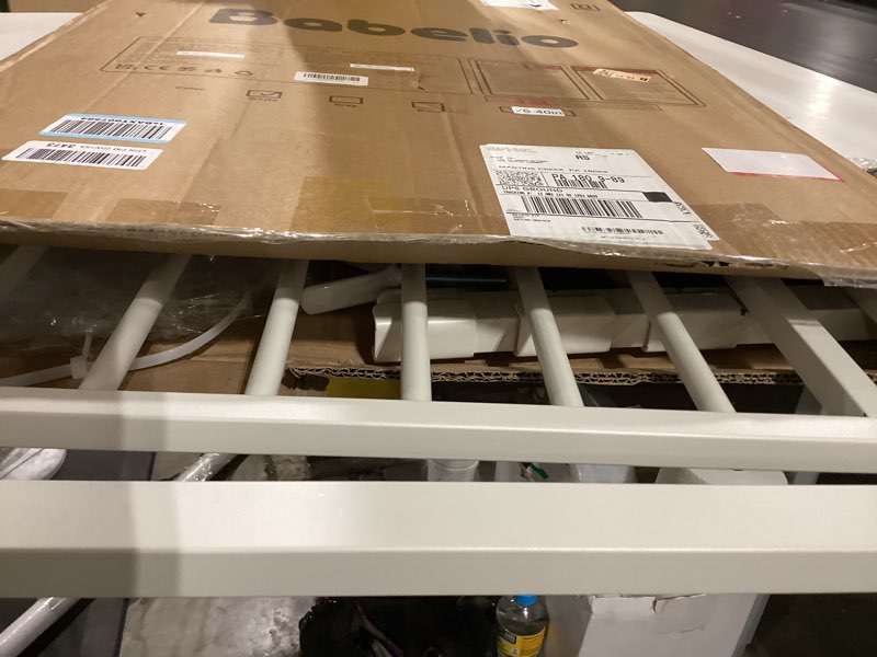 Condition photo showing Good Condition for babelio 36" tall dog gate pressguard c5, 26-40" wide auto close baby gate, pressure mounted metal pet gate, easy install no drilling, no tools needed, with wall protectors and extension kits, white white 36"tall 26"-40" wide