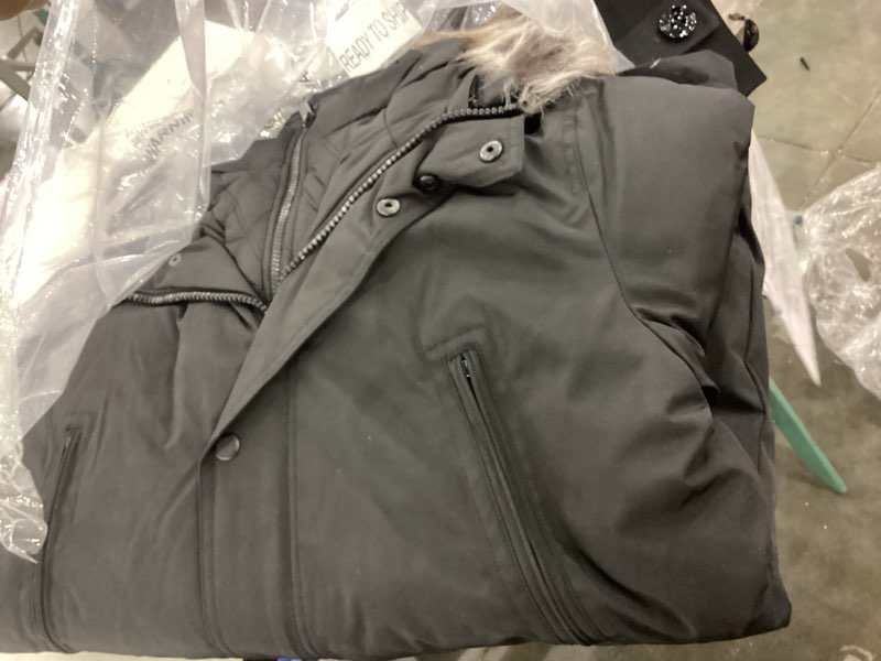 Coat with fur on hood sz medium